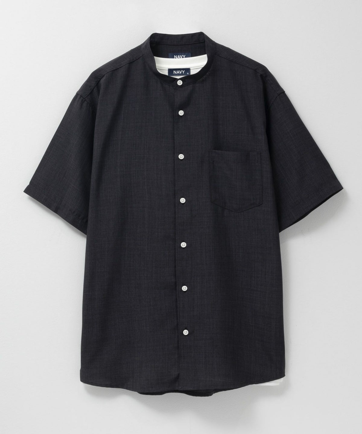 AVY リネンライクシャツアンサンブル メンズ