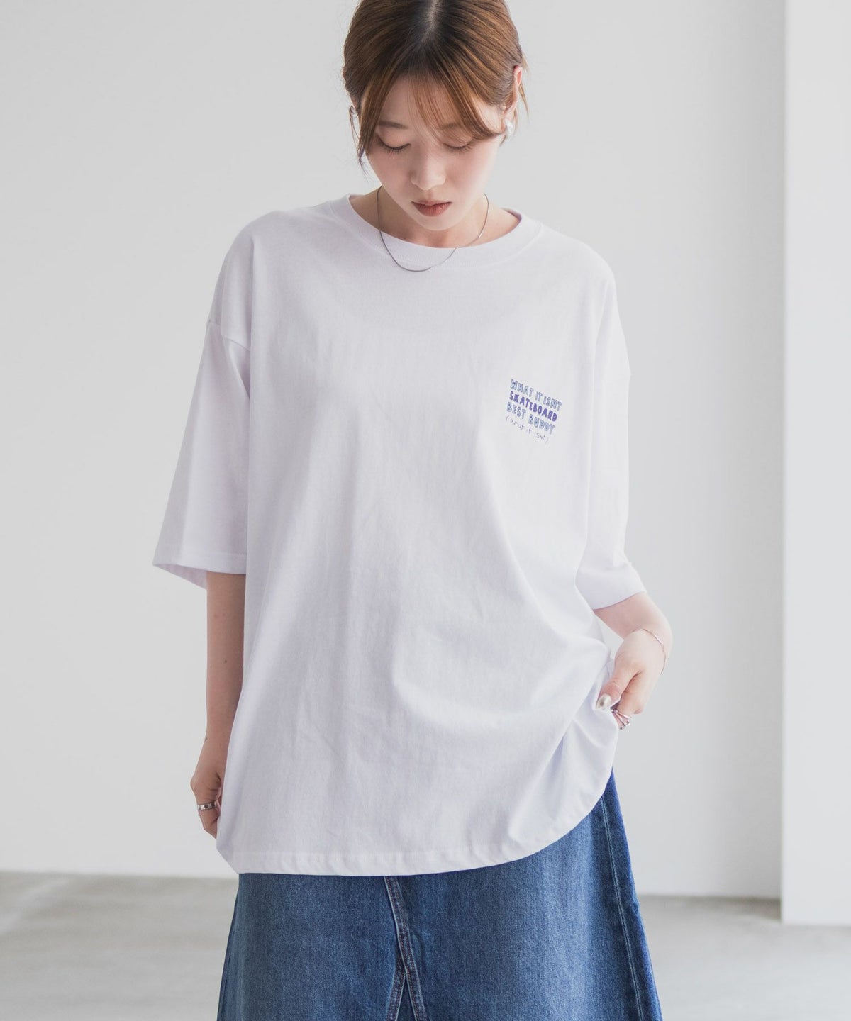  (What it isNt) ART BY MARK GONZALES リラックスフィットTシャツ メンズ ネコポス 対応商品