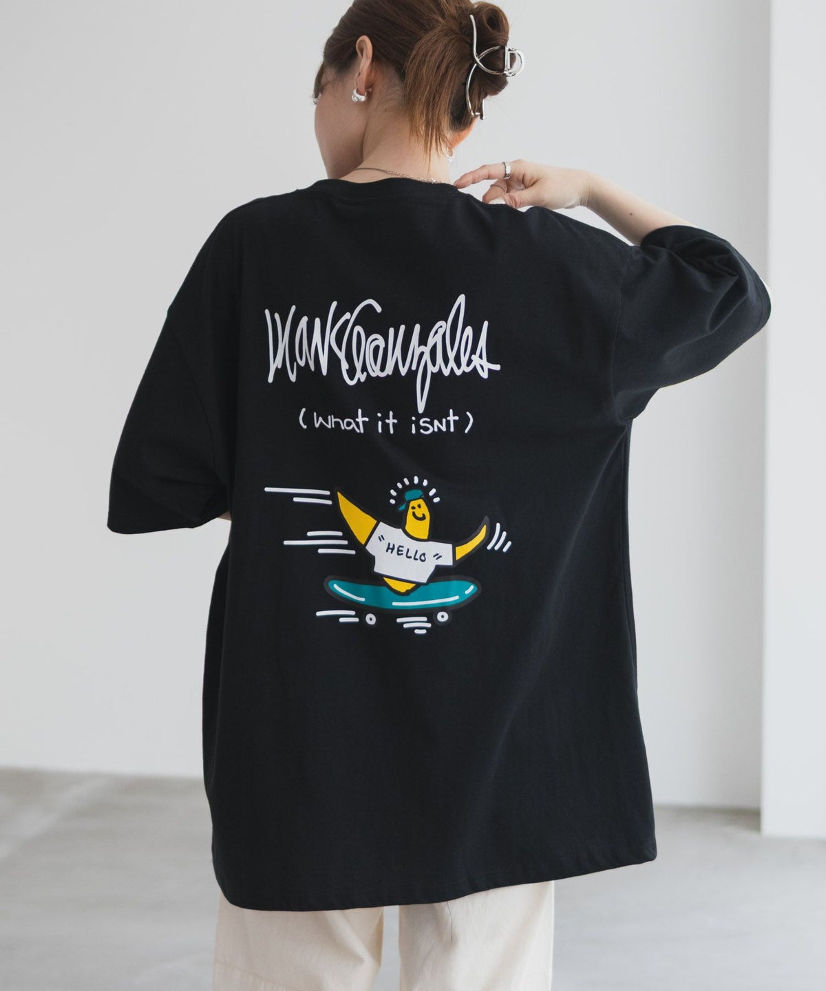 (What it isNt) ART BY MARK GONZALES リラックスフィットTシャツ メンズ ネコポス 対応商品