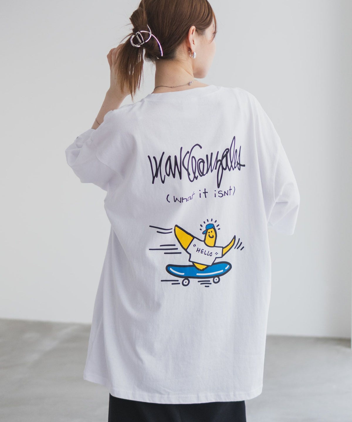 (What it isNt) ART BY MARK GONZALES リラックスフィットTシャツ メンズ ネコポス 対応商品