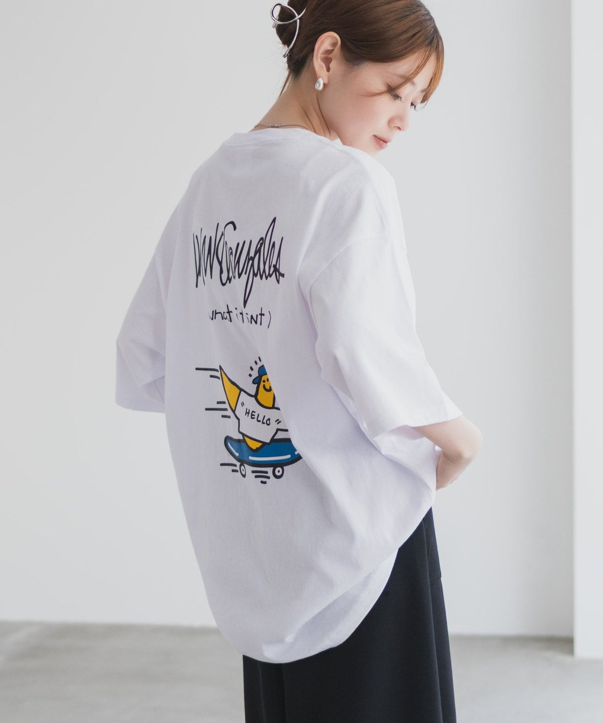 (What it isNt) ART BY MARK GONZALES リラックスフィットTシャツ メンズ ネコポス 対応商品