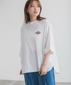 Dickies  刺繍6分袖ロールアップTシャツ レディース メール便 対応商品商品サムネイル-12