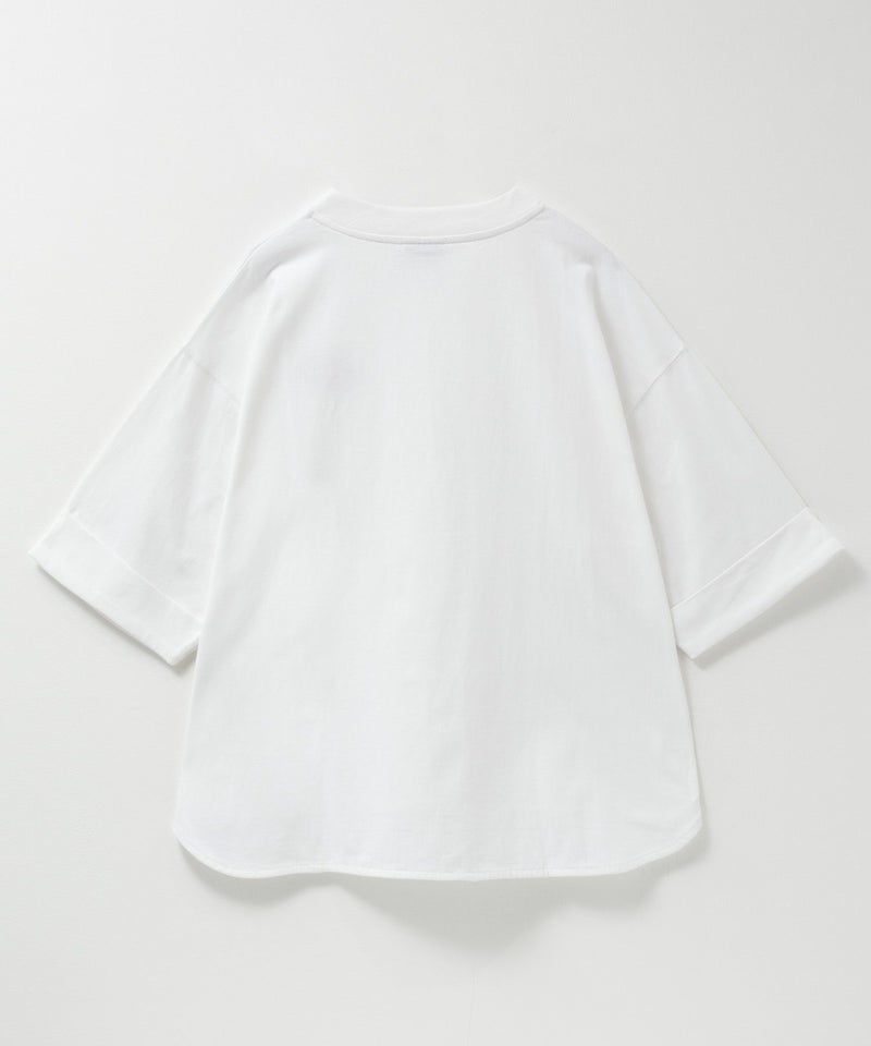 Dickies  刺繍6分袖ロールアップTシャツ レディース メール便 対応商品商品画像-26