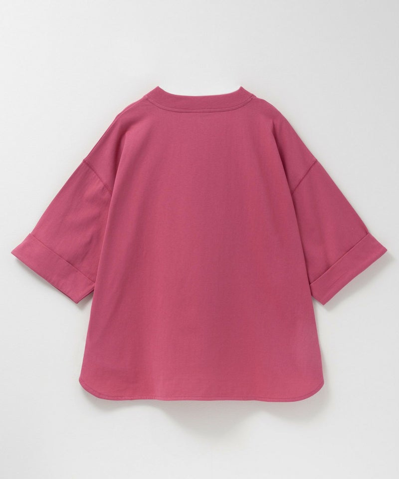 Dickies  刺繍6分袖ロールアップTシャツ レディース メール便 対応商品商品画像-28