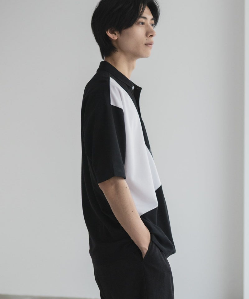 URBAN COLLECTION  鹿の子切替ポロシャツ メンズ商品画像-14