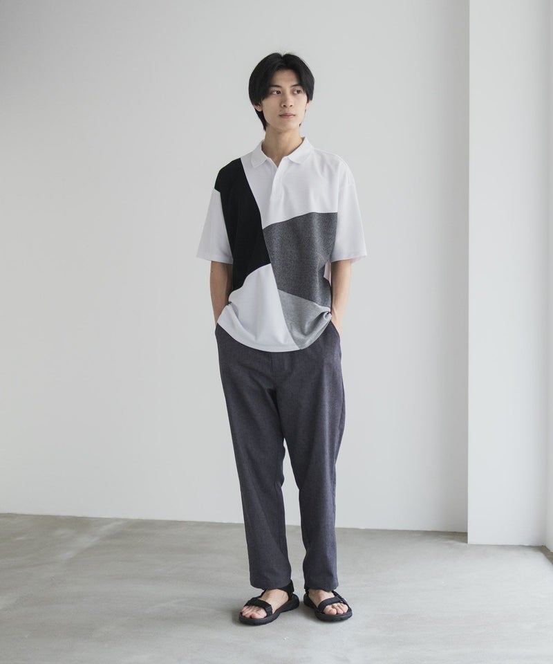 URBAN COLLECTION 鹿の子切替ポロシャツ メンズ商品画像-22