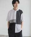 URBAN COLLECTION 鹿の子切替ポロシャツ メンズ商品サムネイル-1
