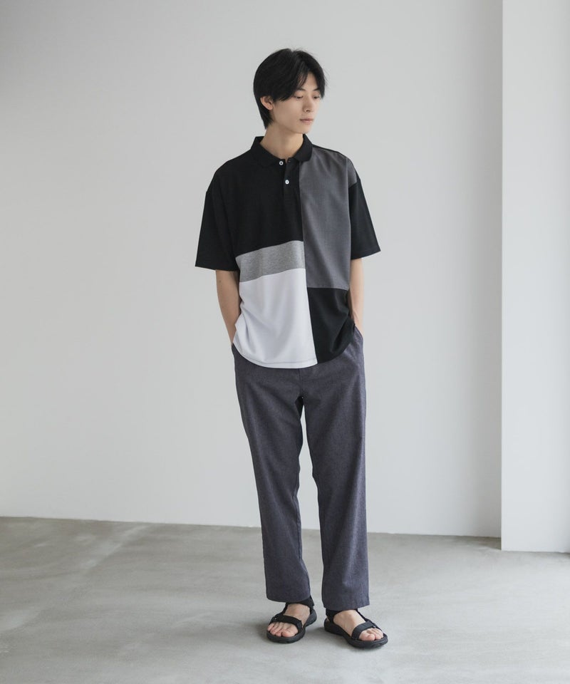 URBAN COLLECTION  鹿の子切替ポロシャツ メンズ商品画像-22