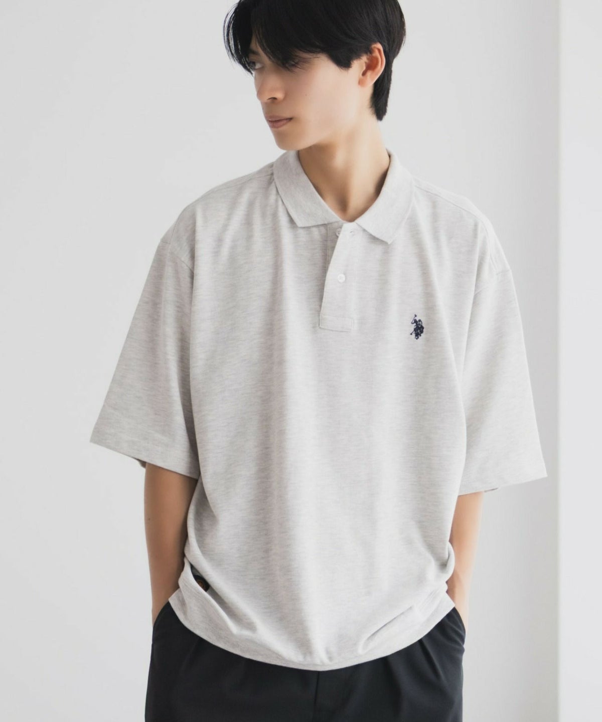 U.S. POLO ASSN. ワンポイントポロシャツ メンズ