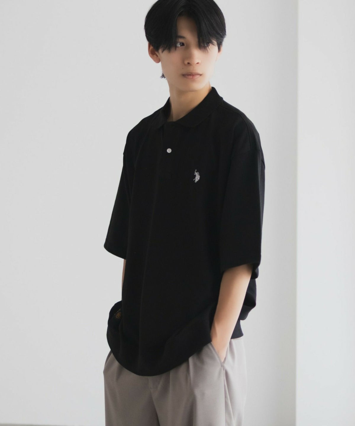 U.S. POLO ASSN. ワンポイントポロシャツ メンズ