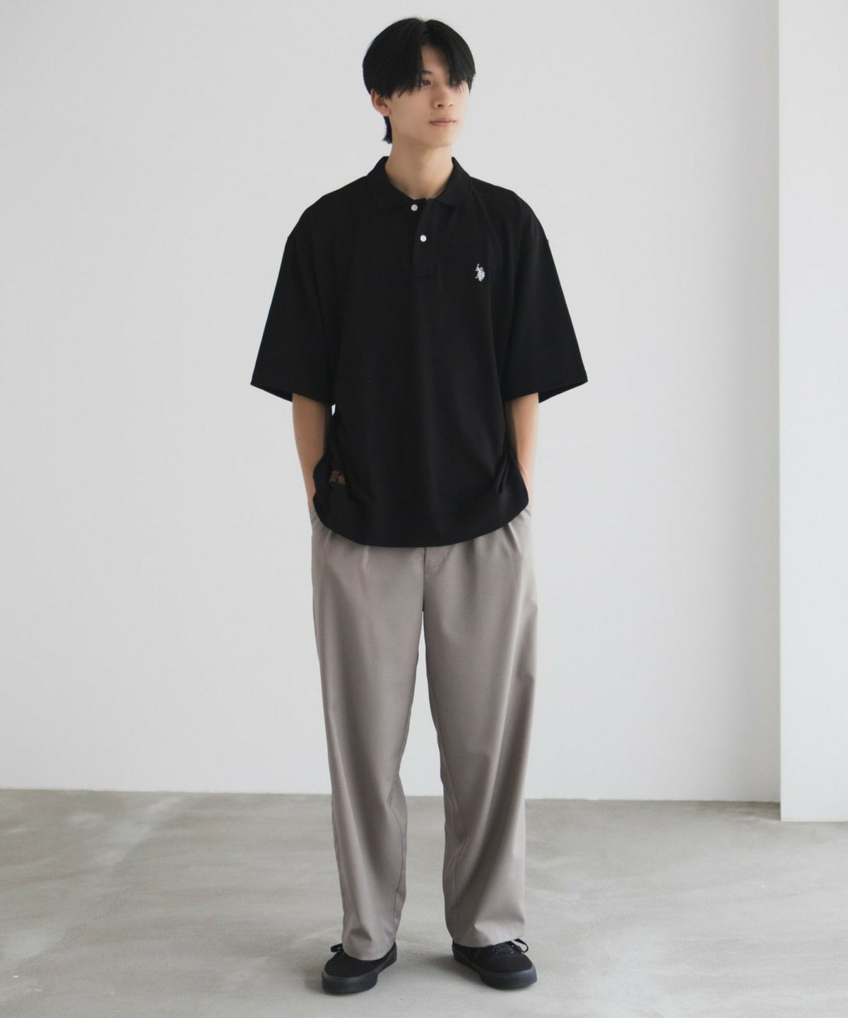 U.S. POLO ASSN. ワンポイントポロシャツ メンズ