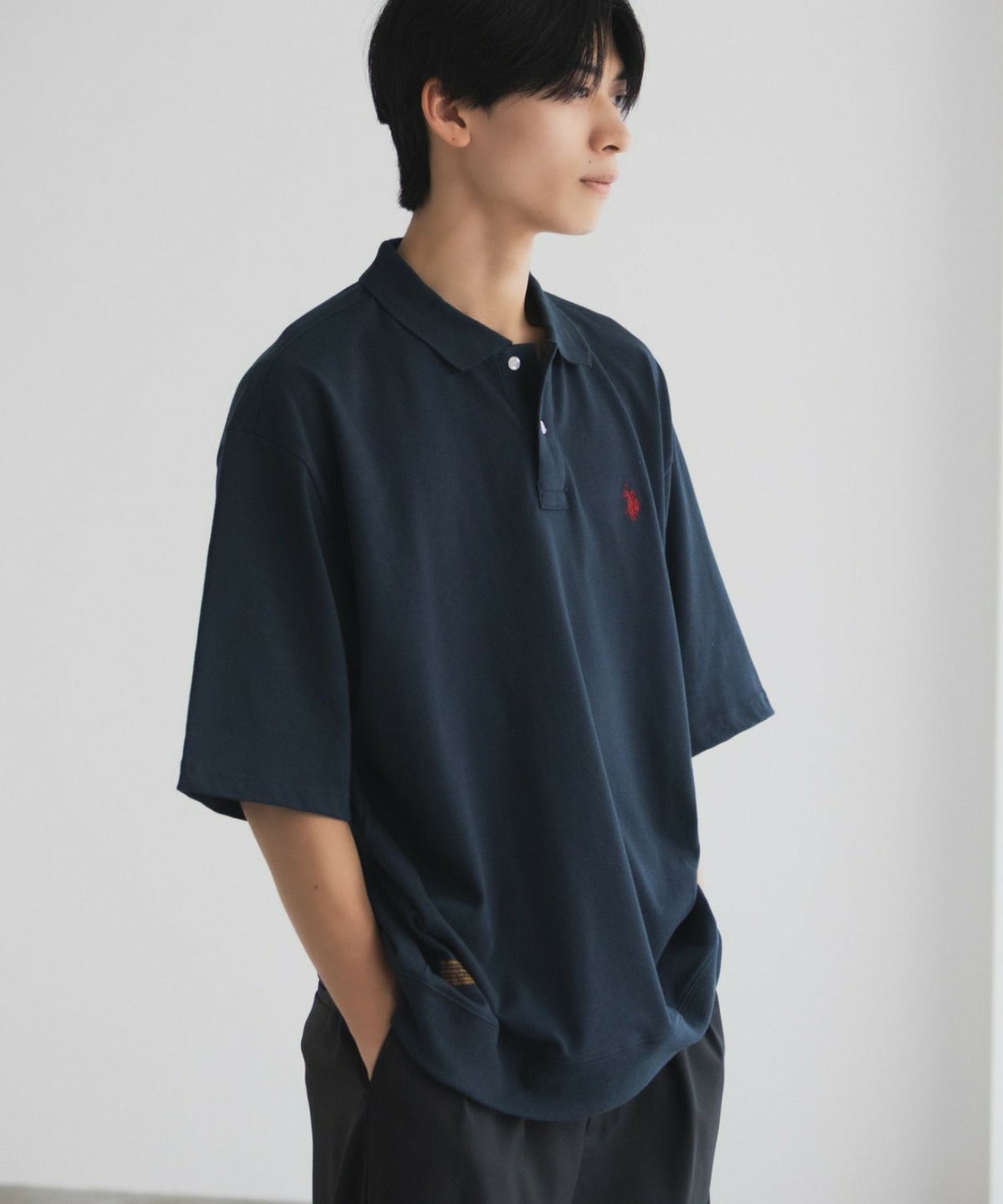 U.S. POLO ASSN. ワンポイントポロシャツ メンズ