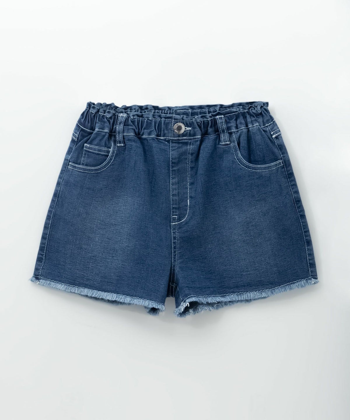 NAVY のびるモン デニムフリンジショートパンツ キッズ