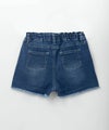 NAVY のびるモン デニムフリンジショートパンツ キッズ商品サムネイル-2