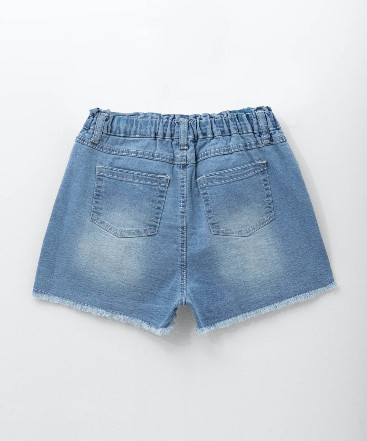 NAVY のびるモン デニムフリンジショートパンツ キッズ