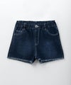 NAVY  のびるモン デニムフリンジショートパンツ キッズ商品サムネイル-7