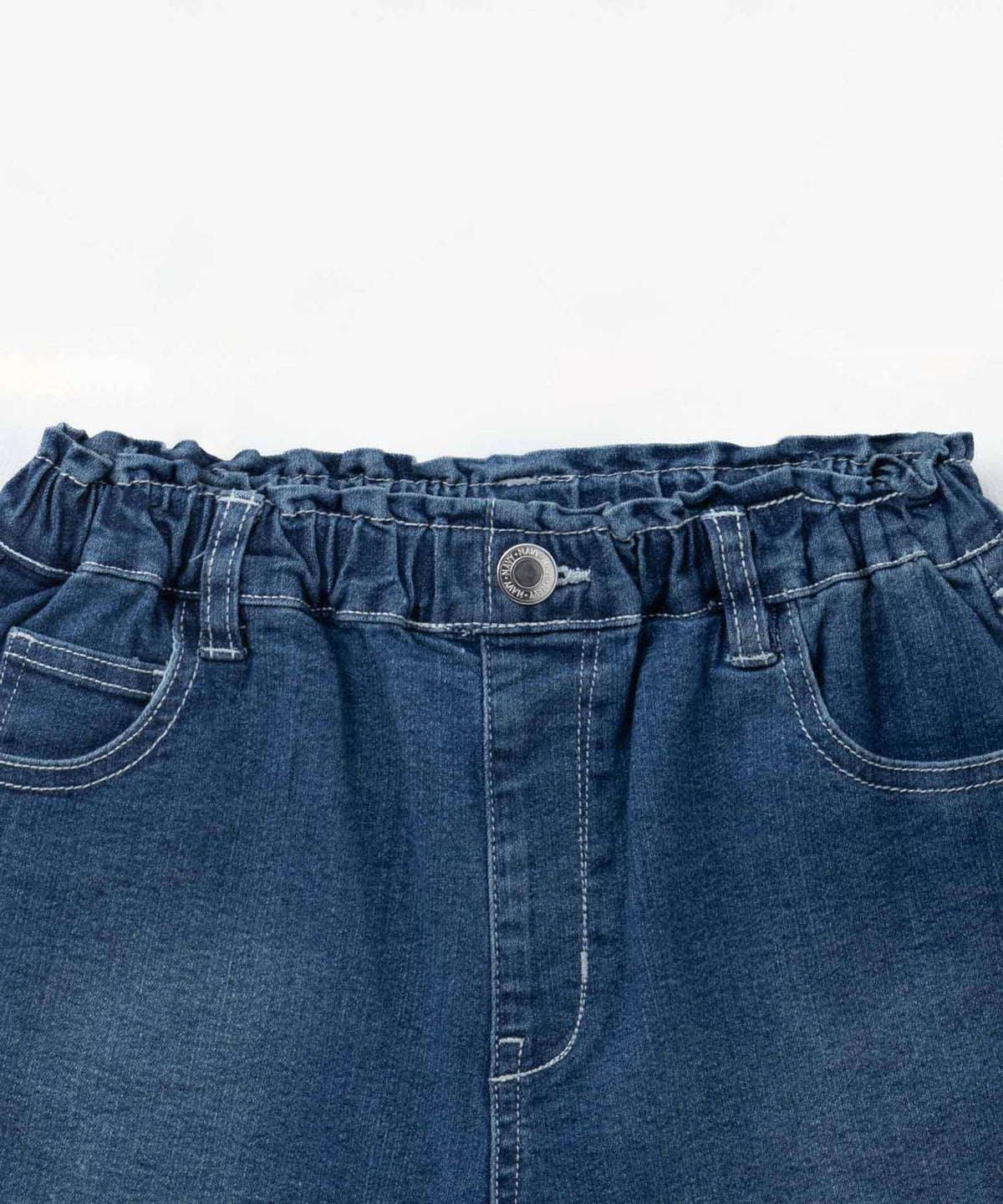 NAVY のびるモン デニムフリンジショートパンツ キッズ