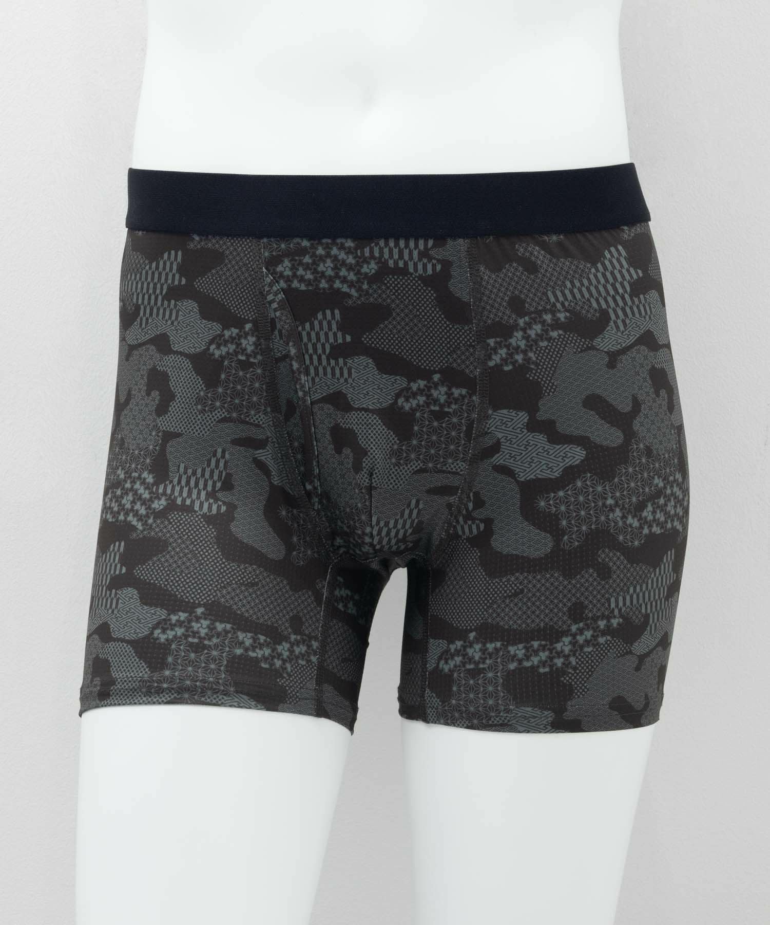 NAVY メッシュボクサーパンツ カモフラ柄 メンズ