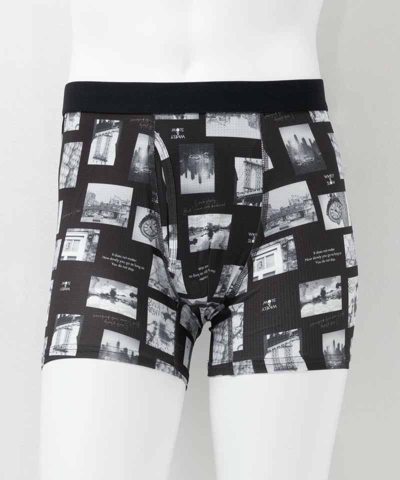 NAVY  メッシュボクサーパンツ メンズ メール便 対応商品商品画像-1