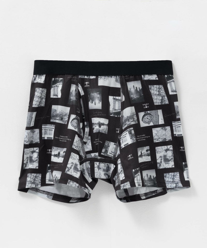 NAVY  メッシュボクサーパンツ メンズ メール便 対応商品商品画像-4