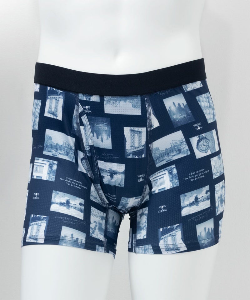 NAVY メッシュボクサーパンツ メンズ メール便 対応商品商品画像-1