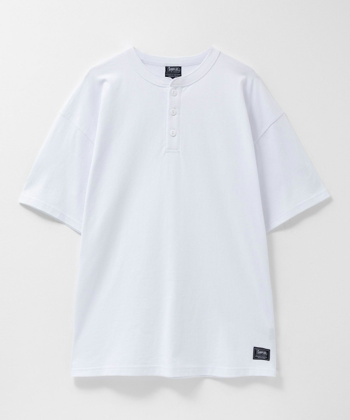 SURPLUS ヘンリーネックTシャツ メンズ ネコポス 対応商品