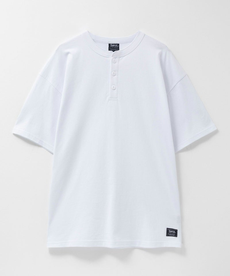 SURPLUS  ヘンリーネックTシャツ メンズ メール便 対応商品商品画像-1