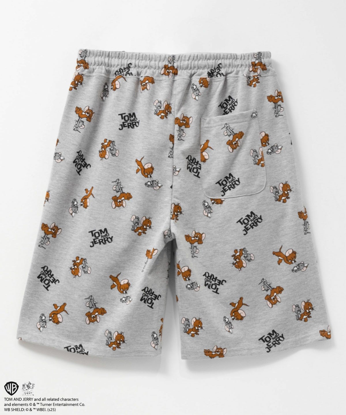 キャラクター総柄ハーフパンツ メンズ