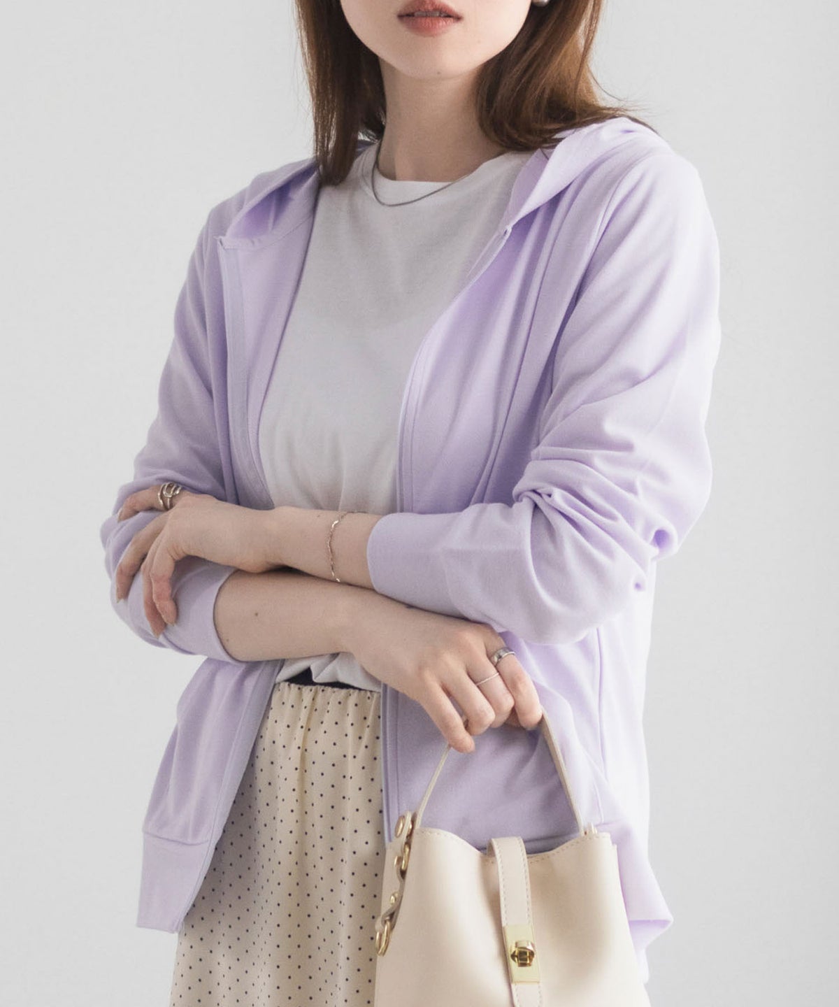  [期間限定価格]UVカット ドライジップパーカー レディース