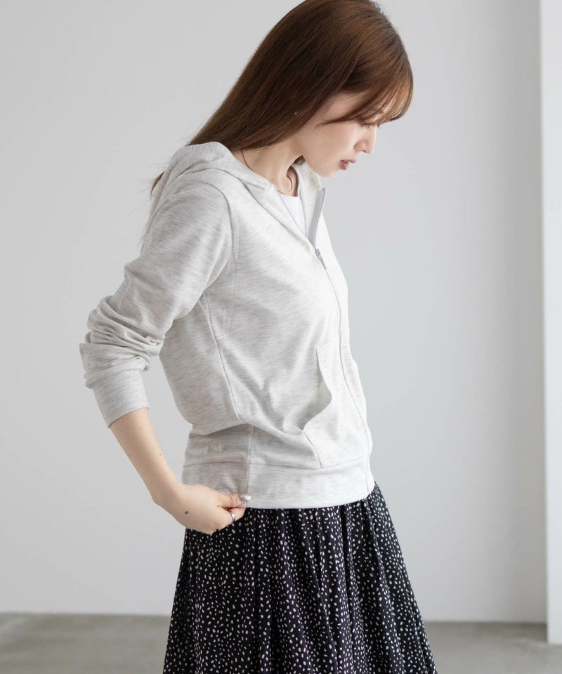 UVカット ドライジップパーカー レディース商品画像-9