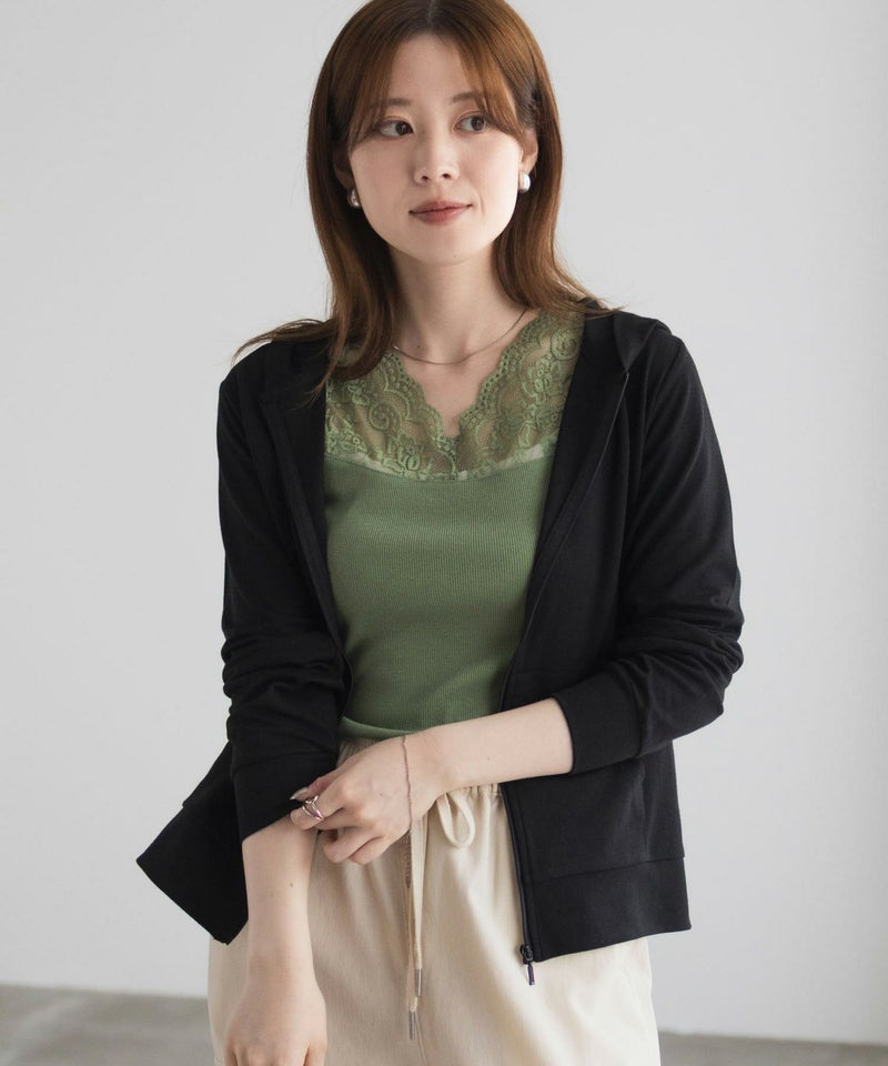 UVカット ドライジップパーカー レディース商品画像-14