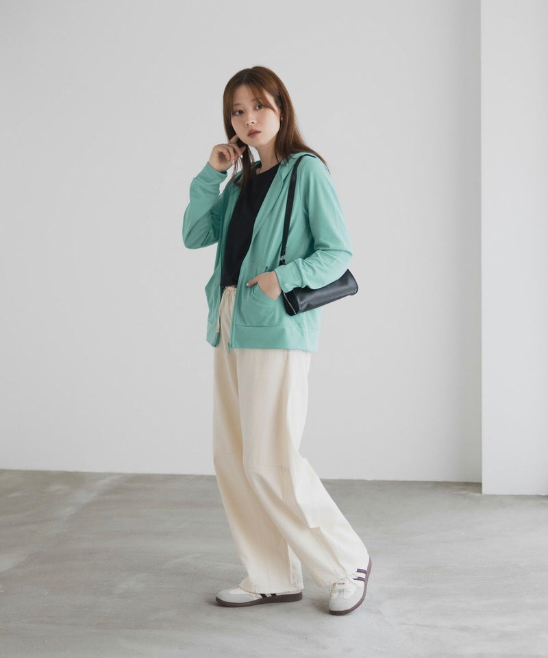 UVカット ドライジップパーカー レディース商品画像-19