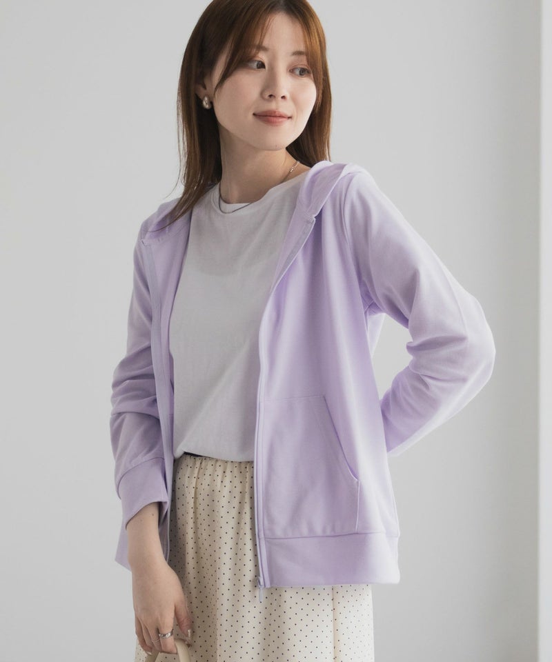 UVカット ドライジップパーカー レディース商品画像-22