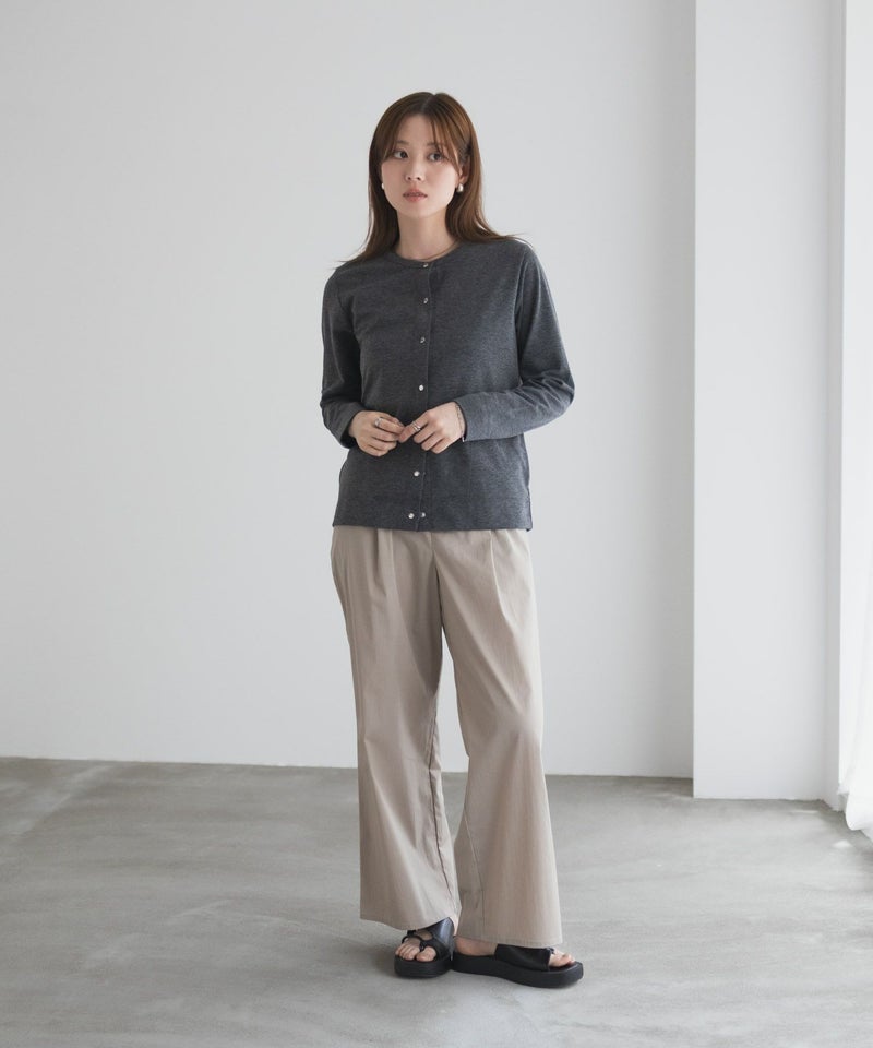 UVカット ドット釦カーディガン レディース商品画像-36