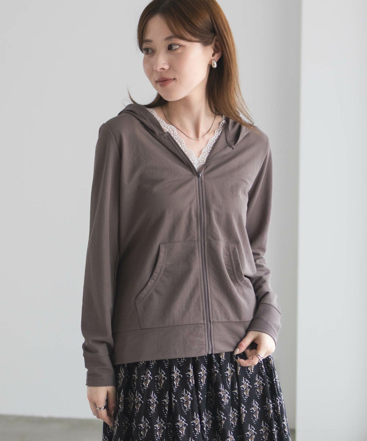  [期間限定価格]UVカット パーカー レディース