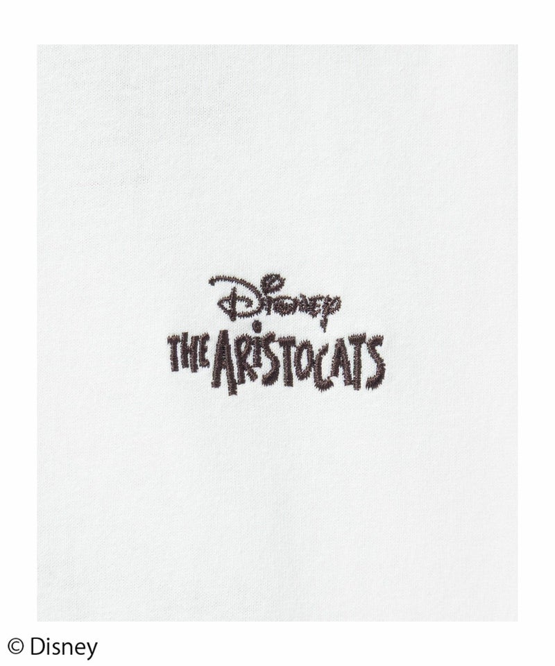 Disney マリー / ランダム刺繍Tシャツ レディース メール便 対応商品商品画像-23