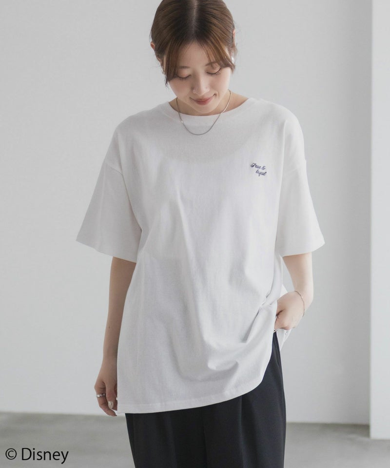 Disney わんわん物語 レディー＆トランプ / サガラ刺繍Tシャツ レディース メール便 対応商品商品画像-12