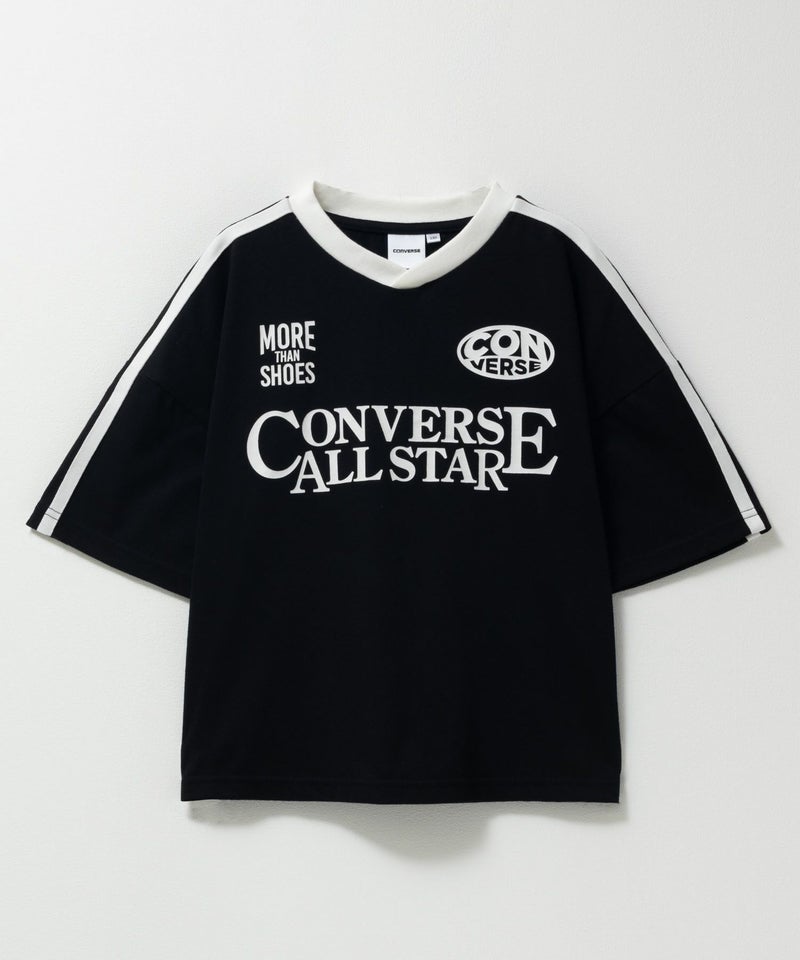 CONVERSE ビッグサイズ袖ラインTシャツ キッズ メール便 対応商品商品画像-1