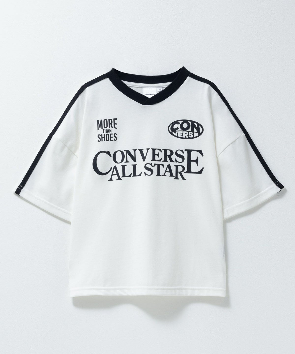 CONVERSE ビッグサイズ袖ラインTシャツ キッズ ネコポス 対応商品