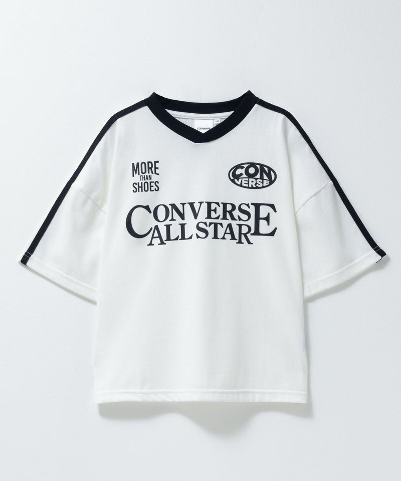 CONVERSE  ビッグサイズ袖ラインTシャツ キッズ メール便 対応商品商品画像-3