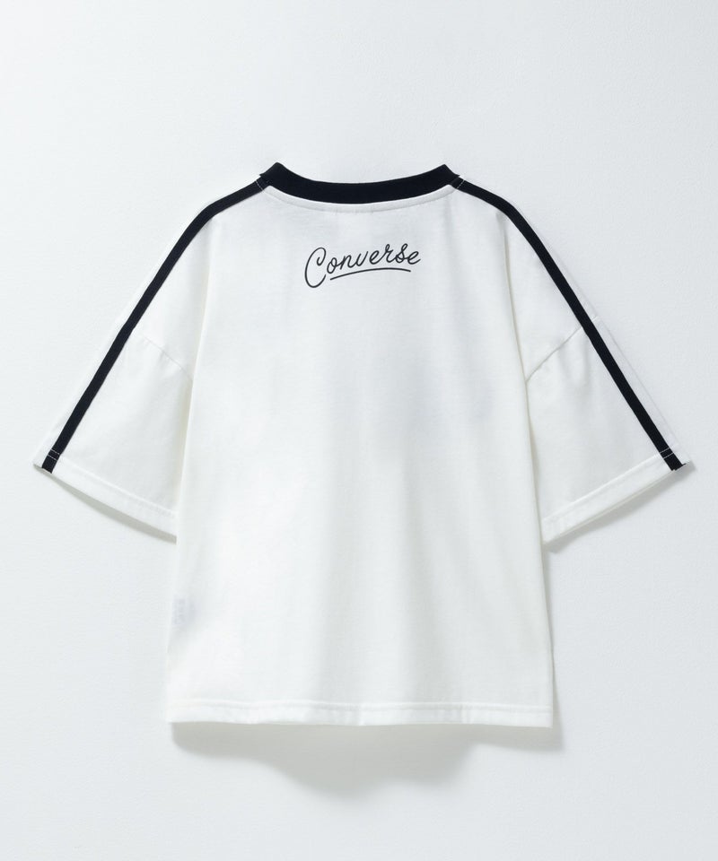 CONVERSE  ビッグサイズ袖ラインTシャツ キッズ メール便 対応商品商品画像-4