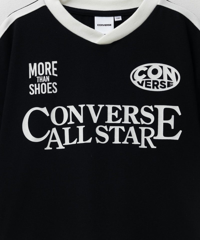 CONVERSE  ビッグサイズ袖ラインTシャツ キッズ メール便 対応商品商品画像-5