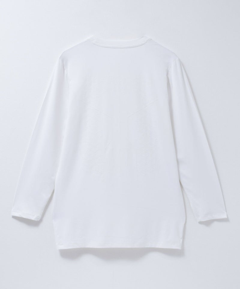 NAVY SARARI W冷感長袖Tシャツ メンズ商品画像-5