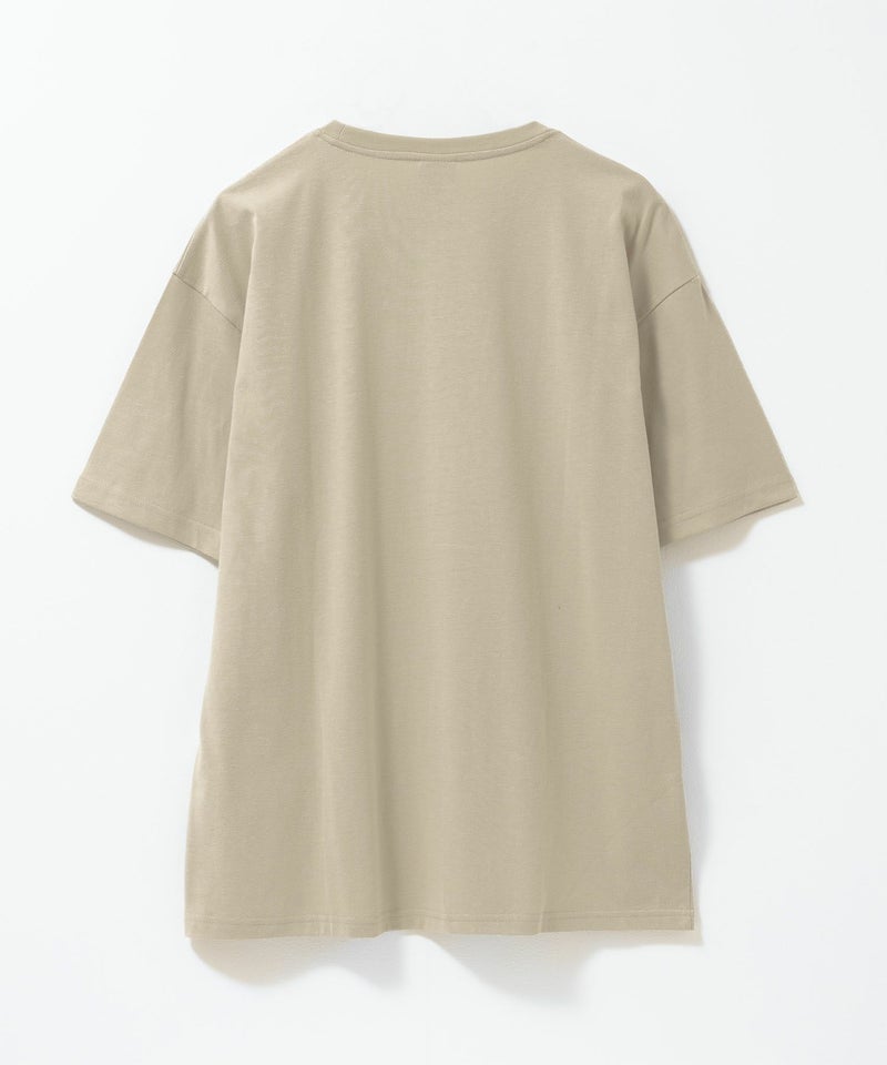 ヒゲサガラ刺繍ワンポイントTシャツ メンズ メール便 対応商品商品画像-2