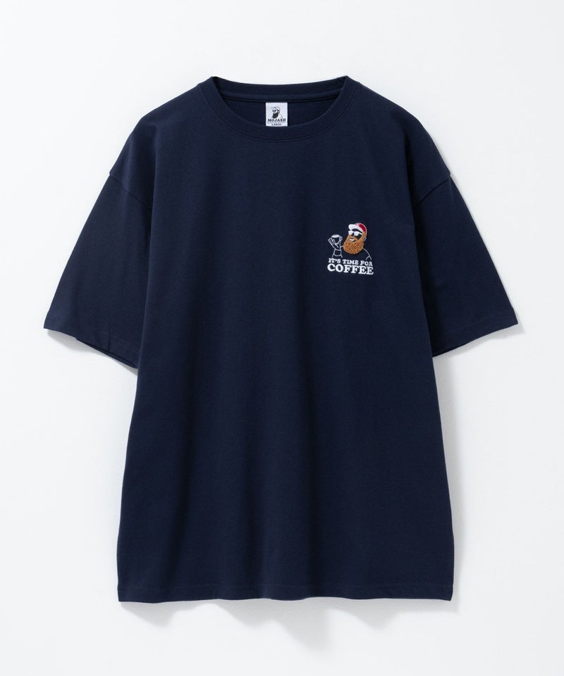 ヒゲサガラ刺繍ワンポイントTシャツ メンズ メール便 対応商品商品画像-3