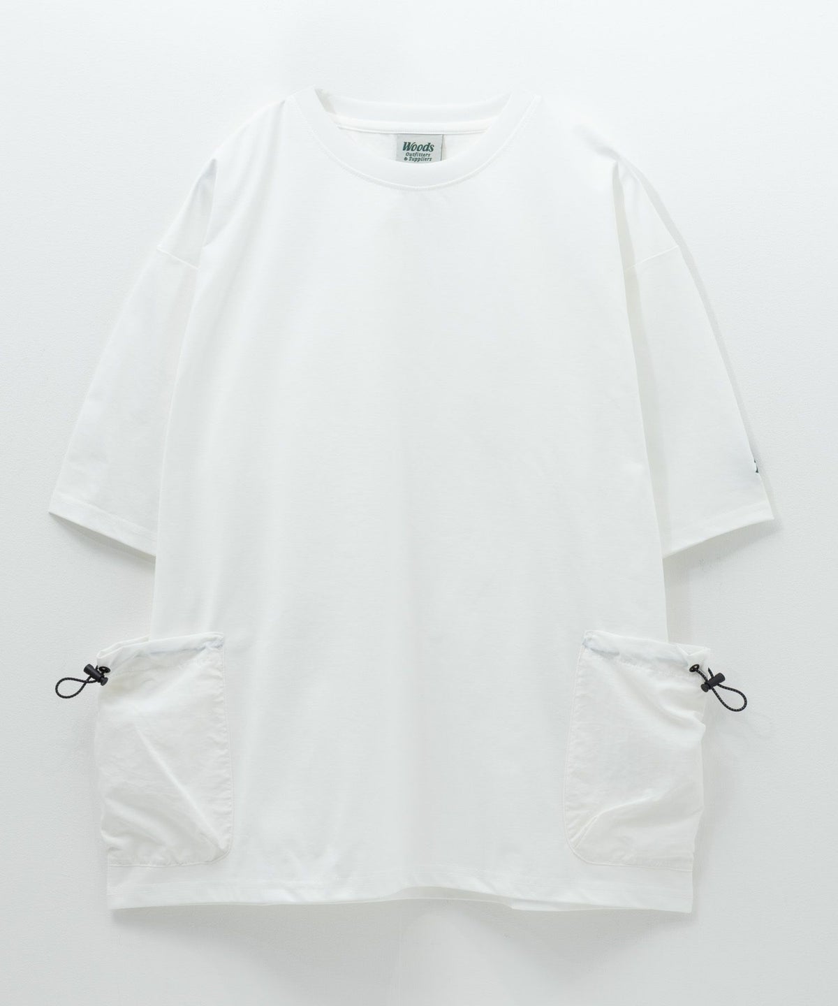 WOODS ドローコードポケット付きTシャツ メンズ ネコポス 対応商品