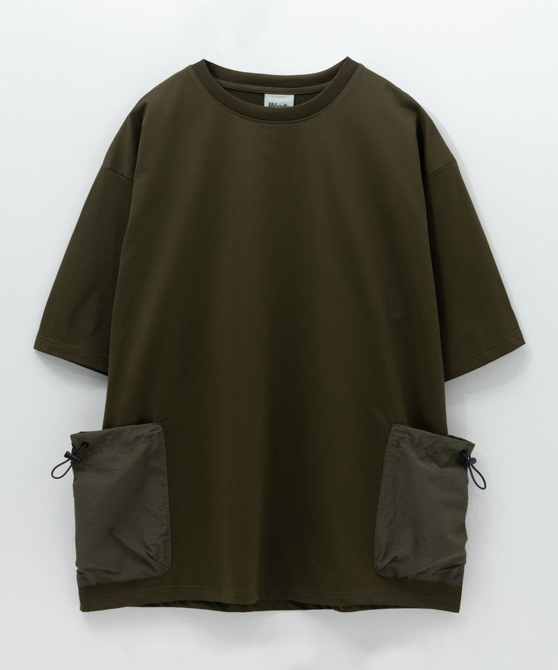 WOODS  ドローコードポケット付きTシャツ メンズ メール便 対応商品商品画像-5