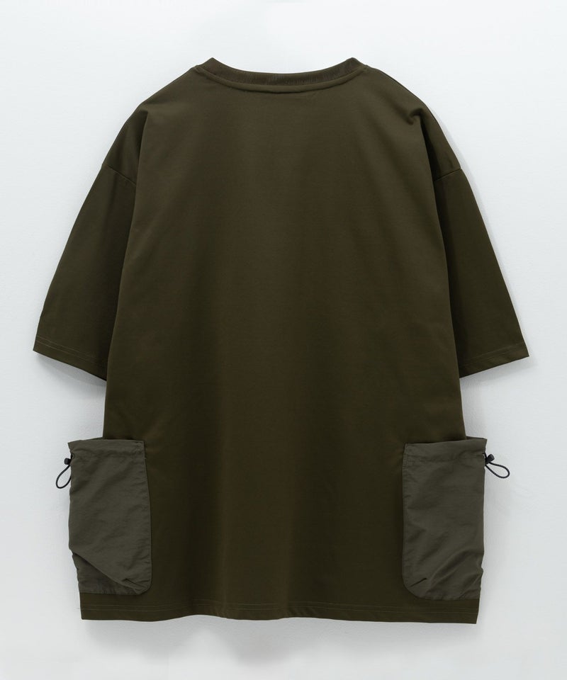 WOODS  ドローコードポケット付きTシャツ メンズ メール便 対応商品商品画像-6