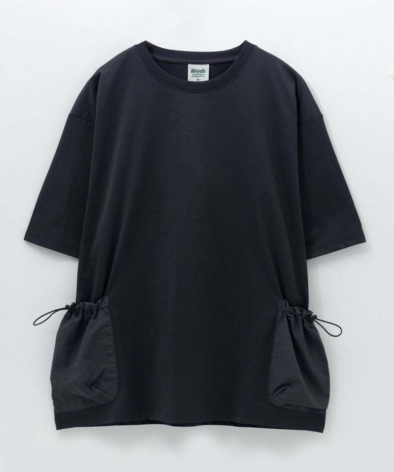 WOODS  ドローコードポケット付きTシャツ メンズ メール便 対応商品商品画像-11