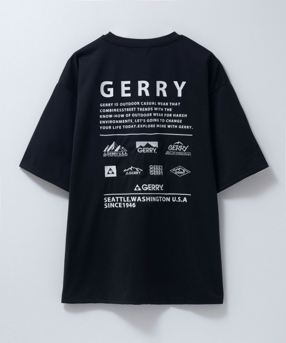 GERRY 刺繍プリントTシャツ メンズ ネコポス 対応商品